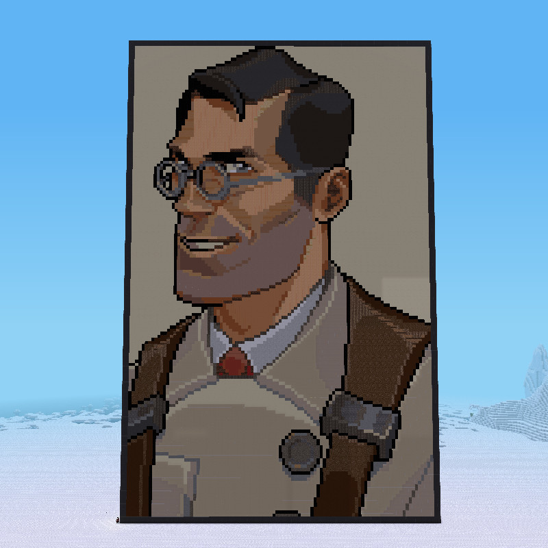 TF2 medic portrait (built by basilisk2_)